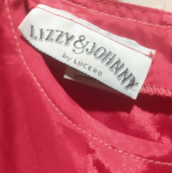 Vintage 80's Red Dress. - Picture 4 of 4